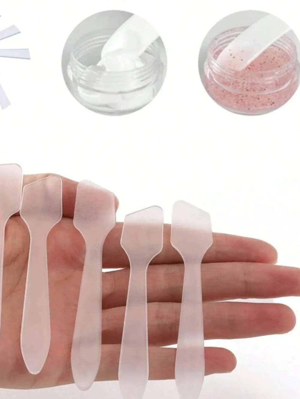 5 Cosmetic Spatulas - Multi Pack